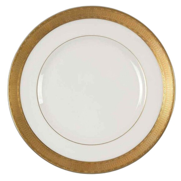 Royal Worcester Other - Royal Worcester Durham Pattern Gold Encrusted Bone China Bread Plate 6" 1963